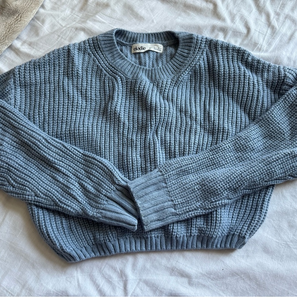 Blue sweater